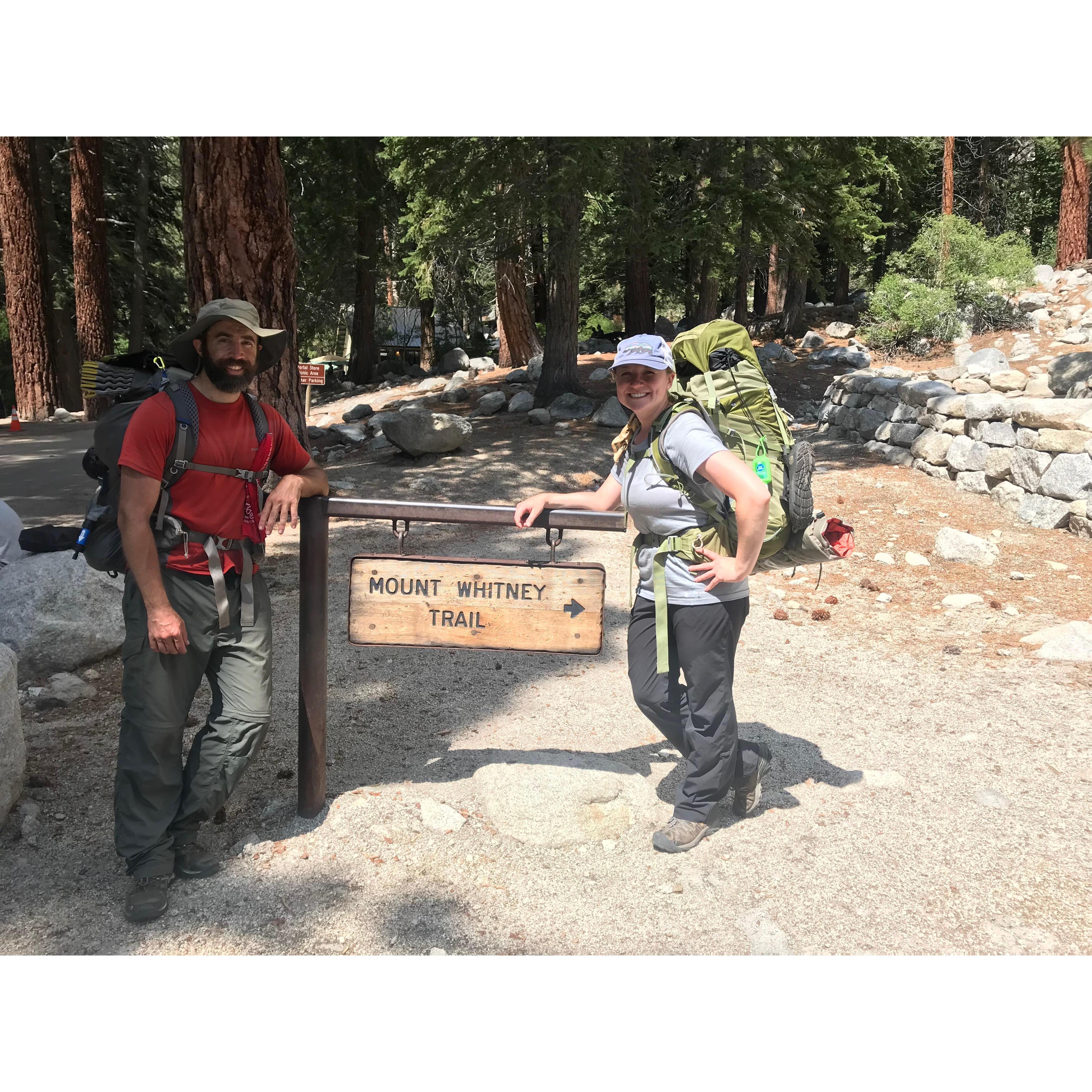 Up and over Mt. Whitney - seven days on the High Sierra Trail a success!