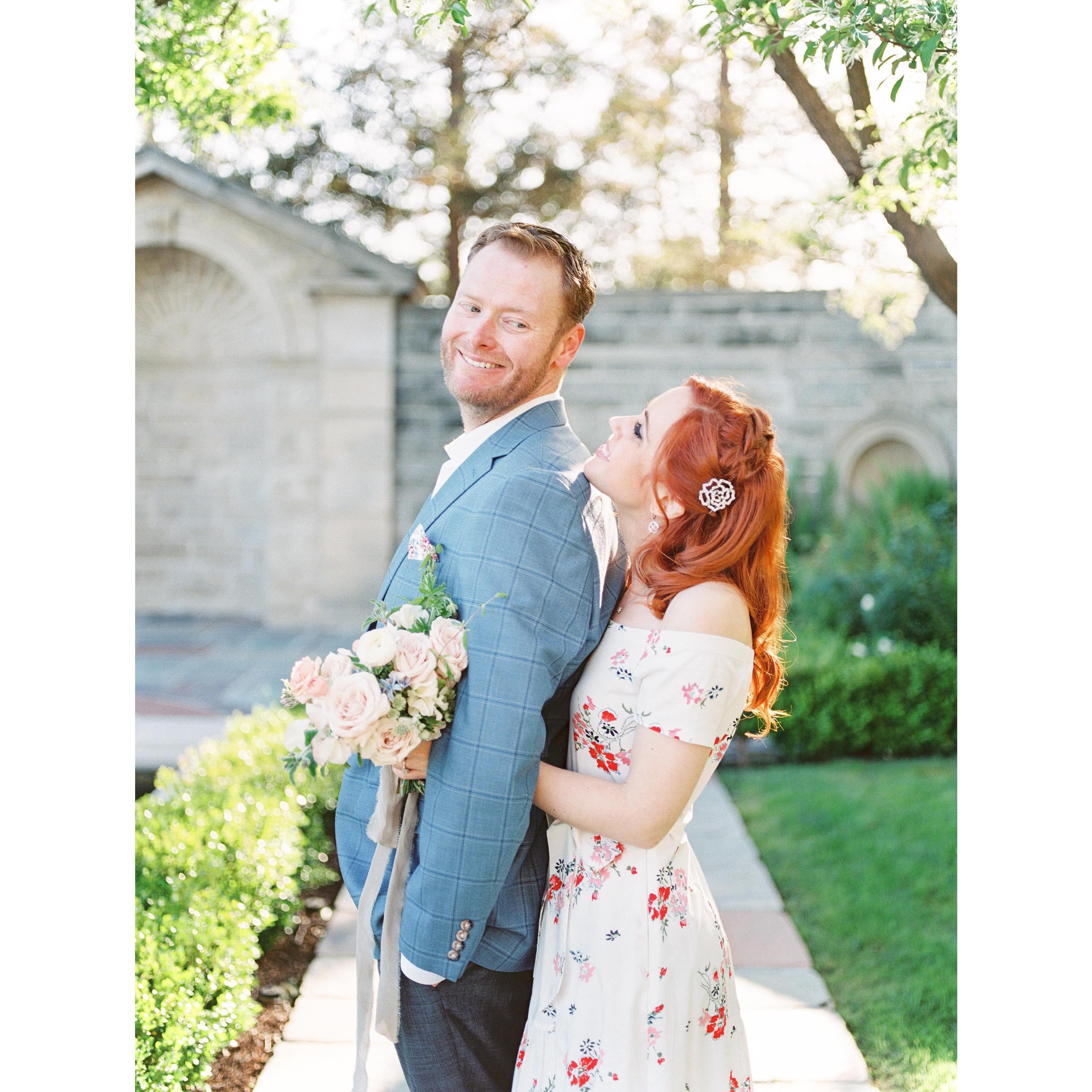 Taken at Greystone Mansion during our engagement photo shoot.