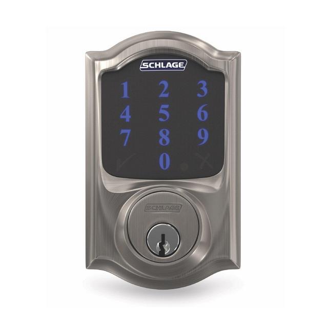 Schlage Connect Smart Deadbolt, Z-Wave Plus Enabled Works with Ring Alarm Security System
