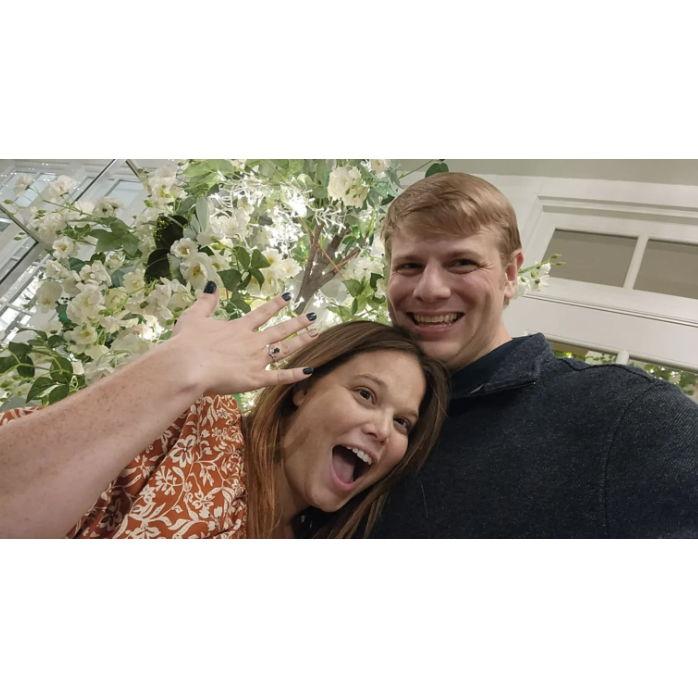 Jim proposed at a gazebo in Carmel, IN. Afterwards, we celebrated at Cake Bake. So of course we had to recreate our first photo as a couple.