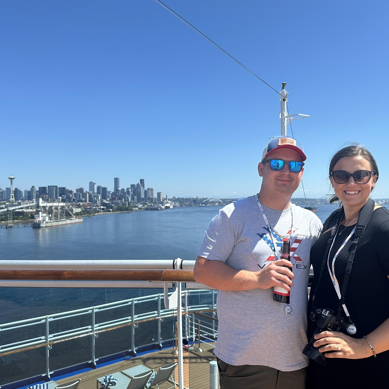 Leaving Seattle, Washington! Off to Alaska!