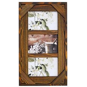 Espresso Windowpane 3-Opening Collage Frame