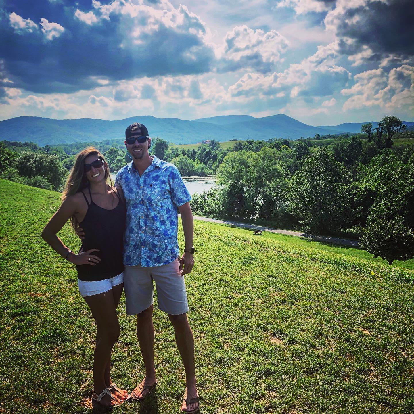 Checking out Ballast Point Brewery Outpost while visiting Virginia in 2019!