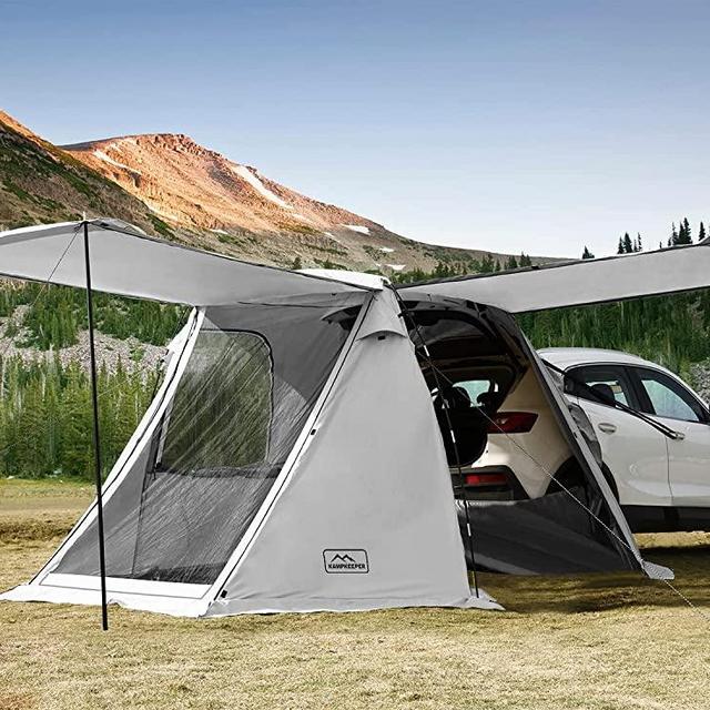 KAMPKEEPER SUV Car Tent, Tailgate Shade Awning Tent for Camping, Vehicle SUV Tent Car Camping Tents for Outdoor Travel