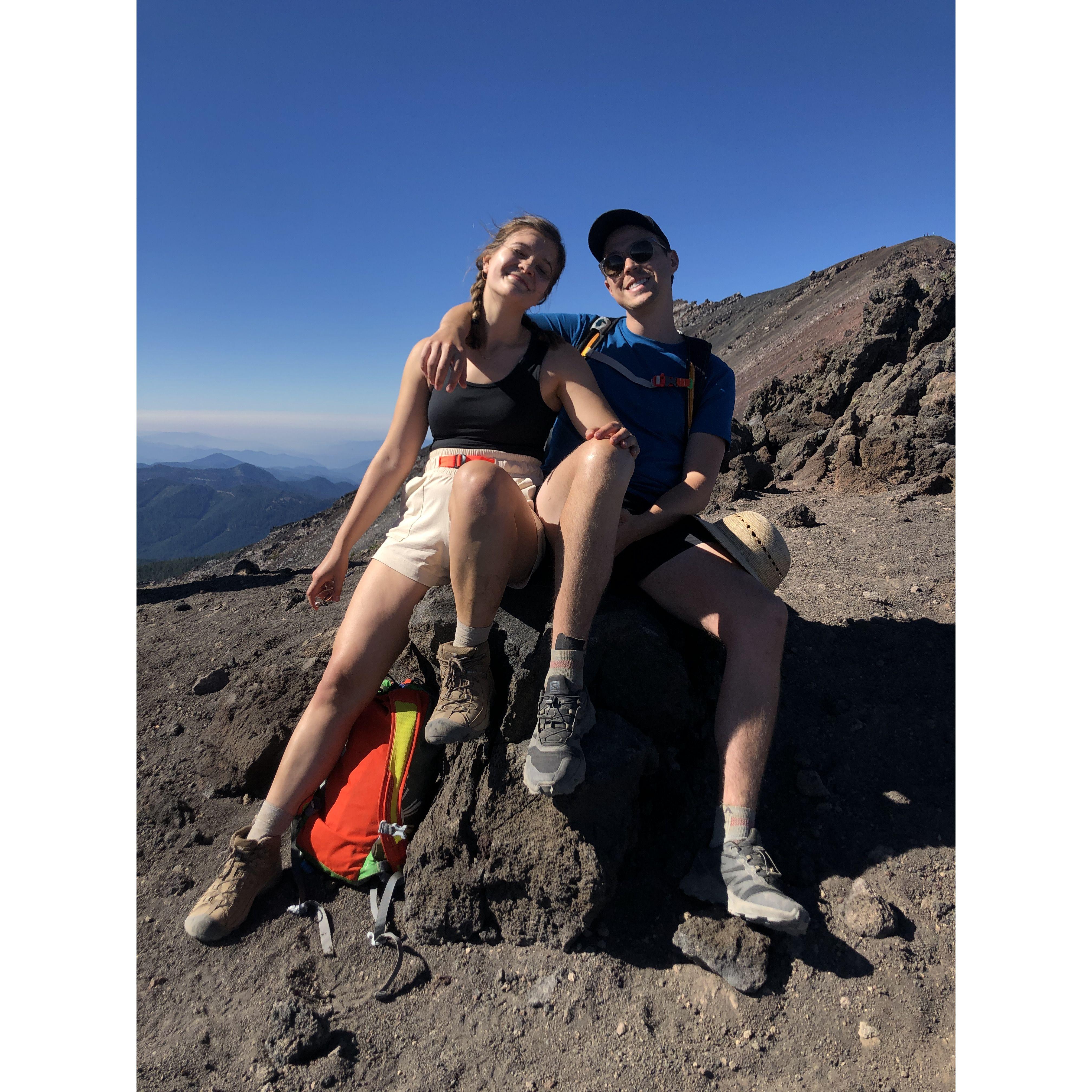 Hiking Diamond Peak, Oregon in 2020