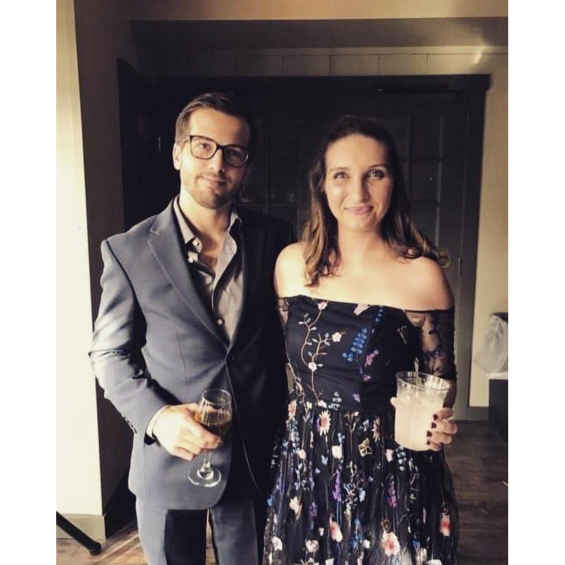 First night away from Rowan for Tom & Joanna's Wedding