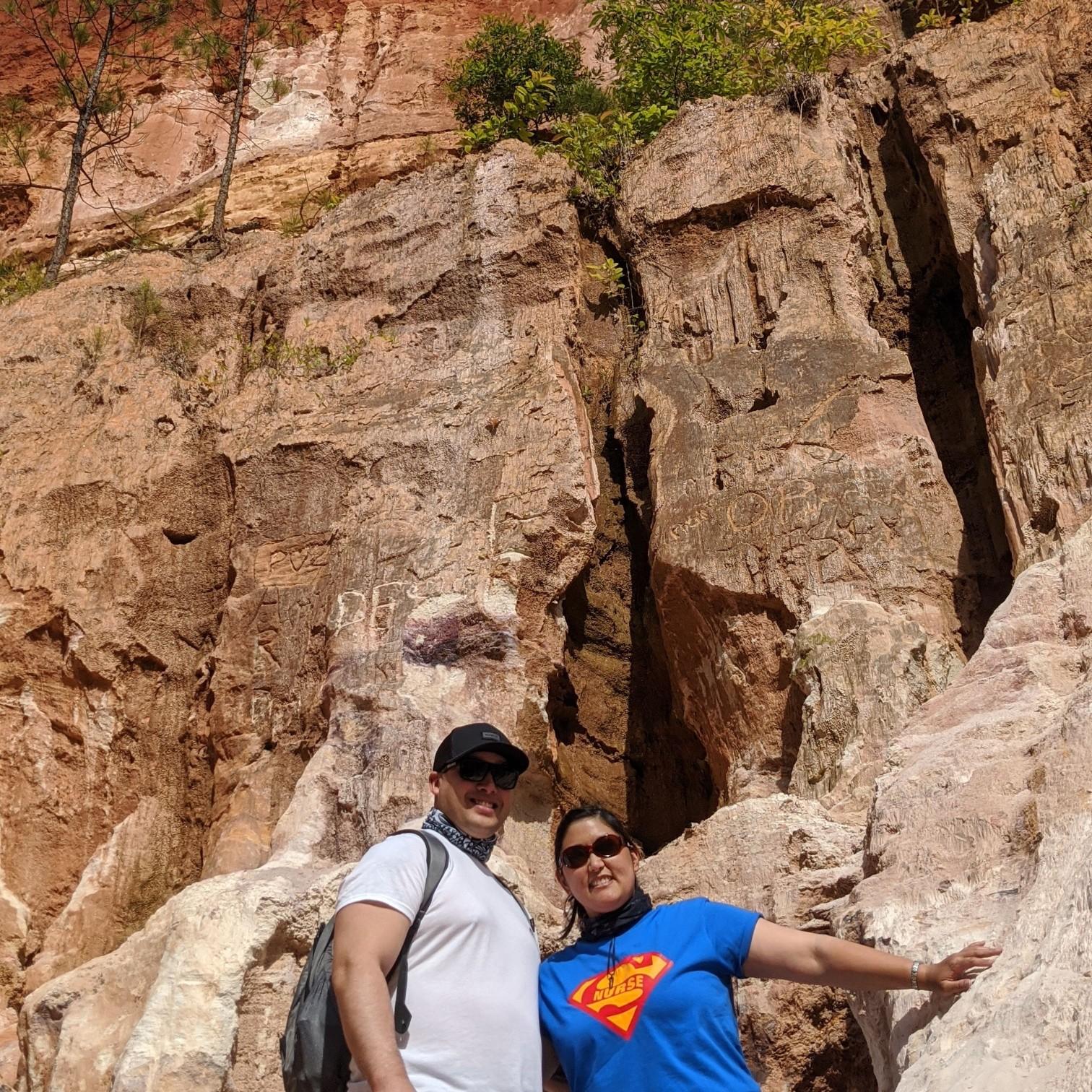 Hiking at Providence Canyon. May 2020.