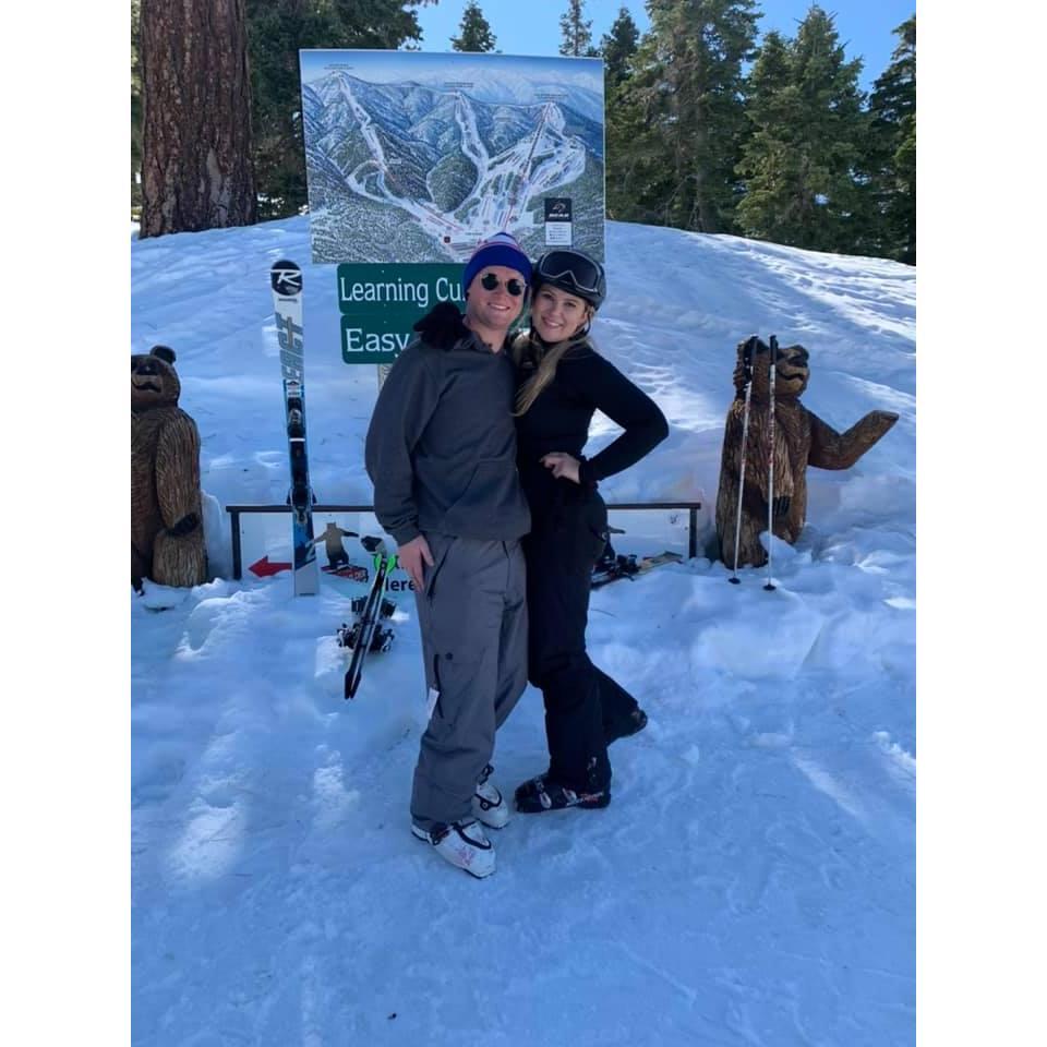Jonathan taught me how to ski this weekend. (February 2021)
