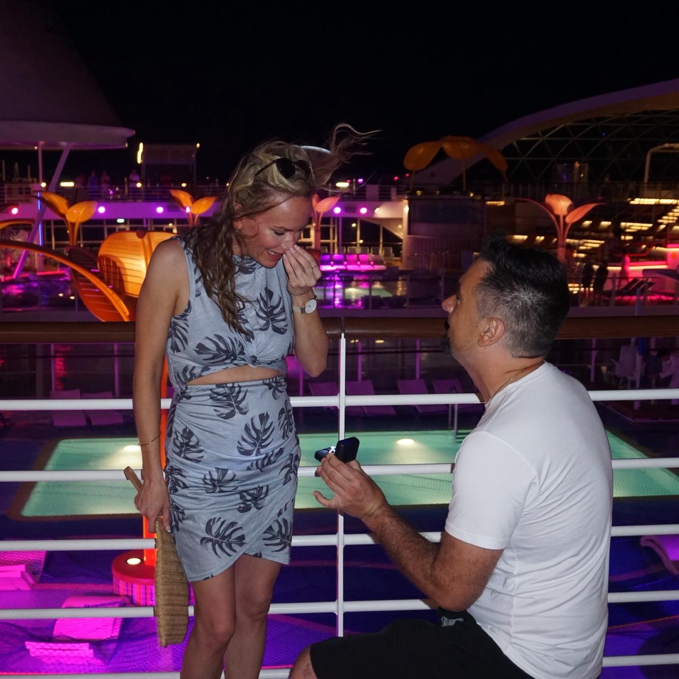 Proposal on Royal Caribbean Cruise!