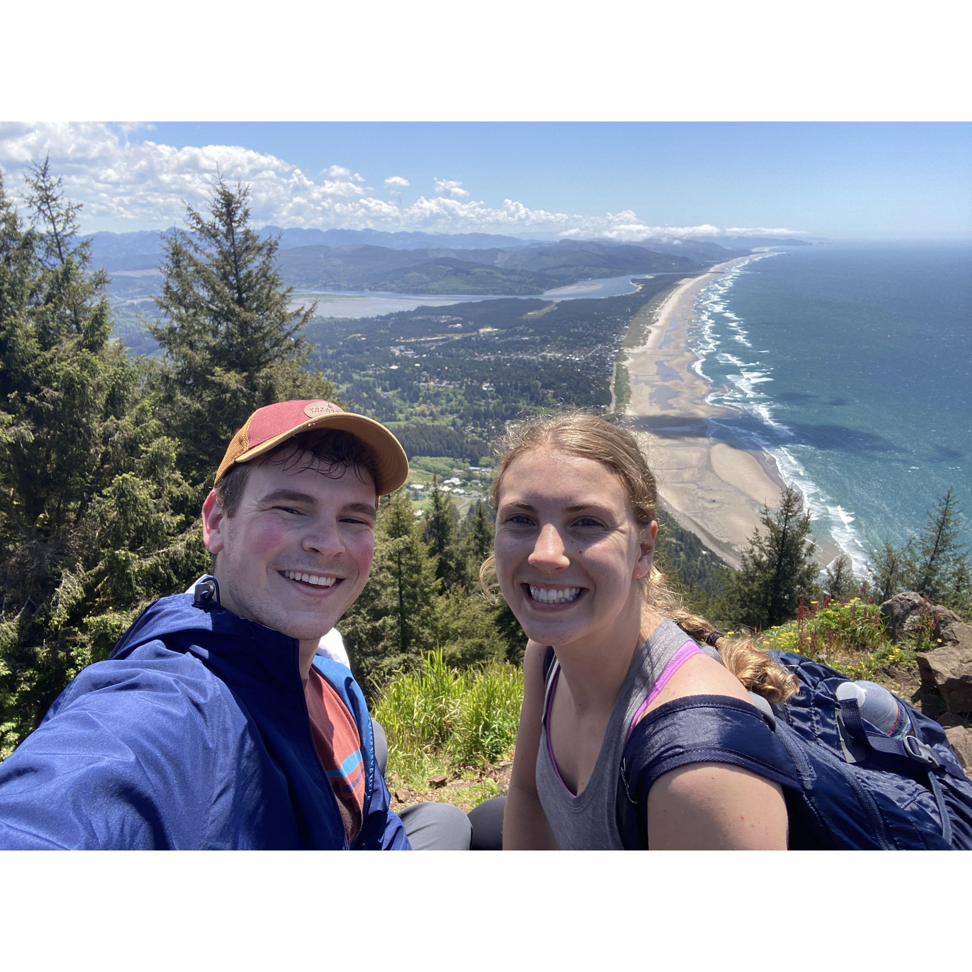 We loved getting to visit our friends Nathan and Mary in Oregon, especially when there are hikes with views like this!