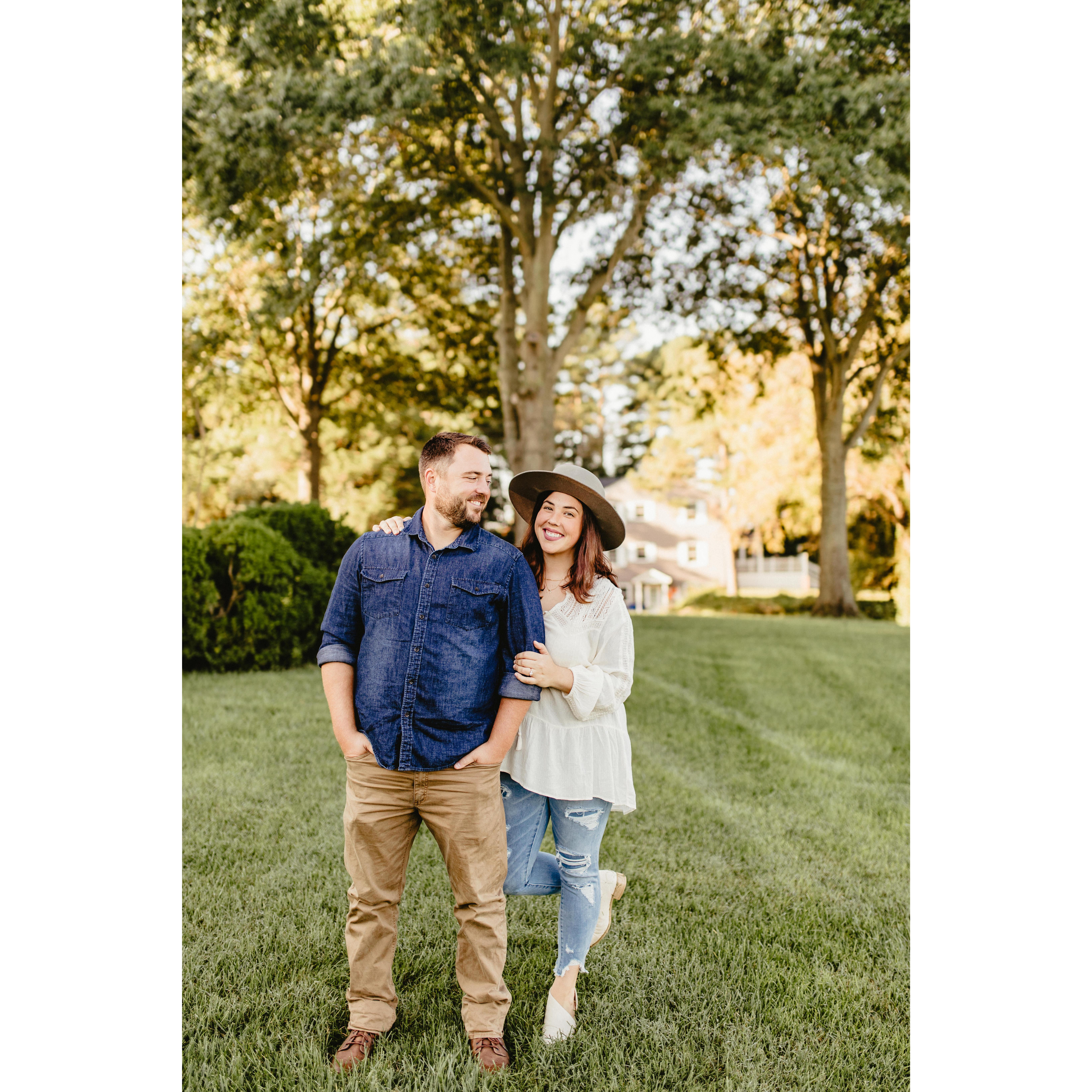 The spot where Drew proposed