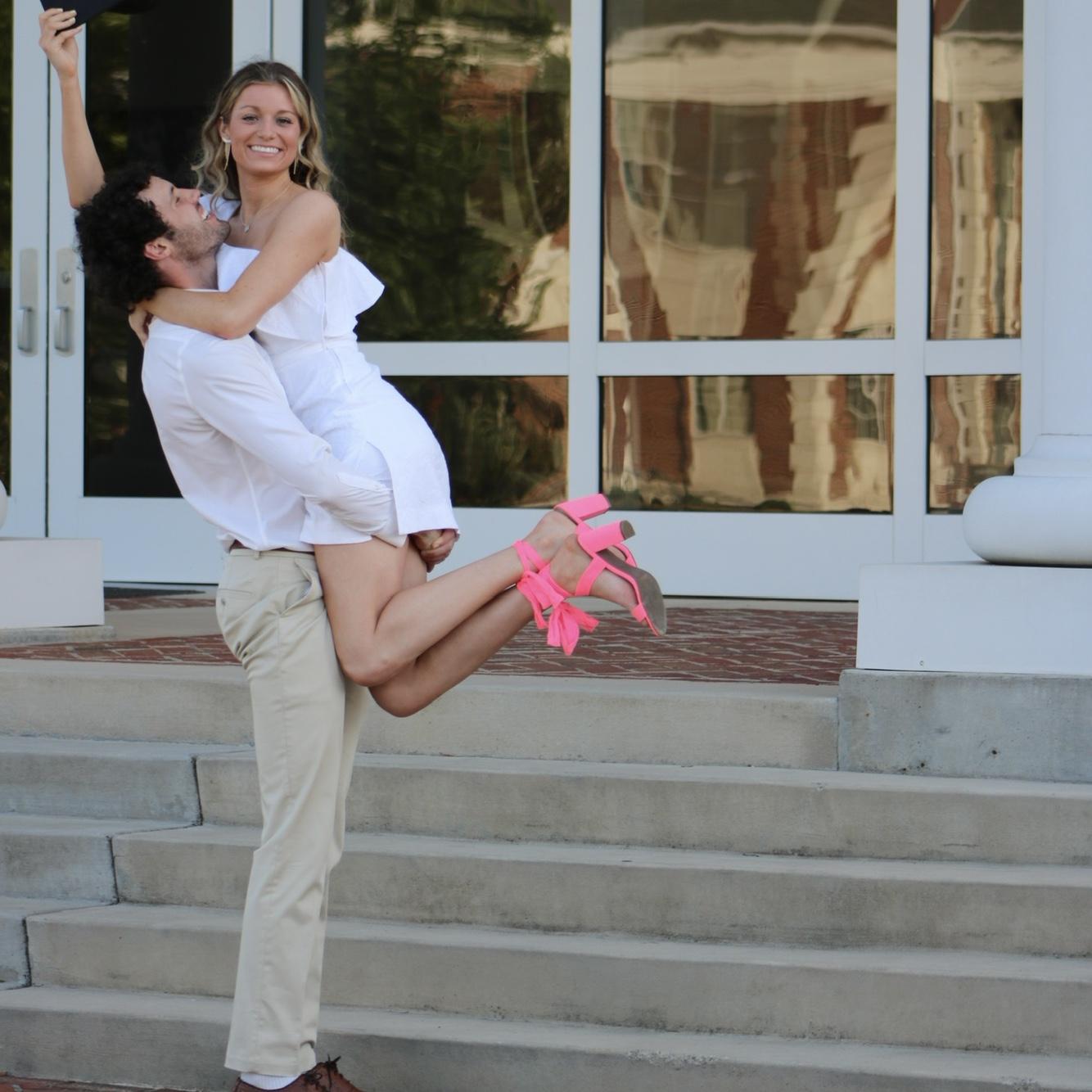 4/24/2024- Photo from MJ's senior pictures at Lee University in Cleveland, Tennessee.