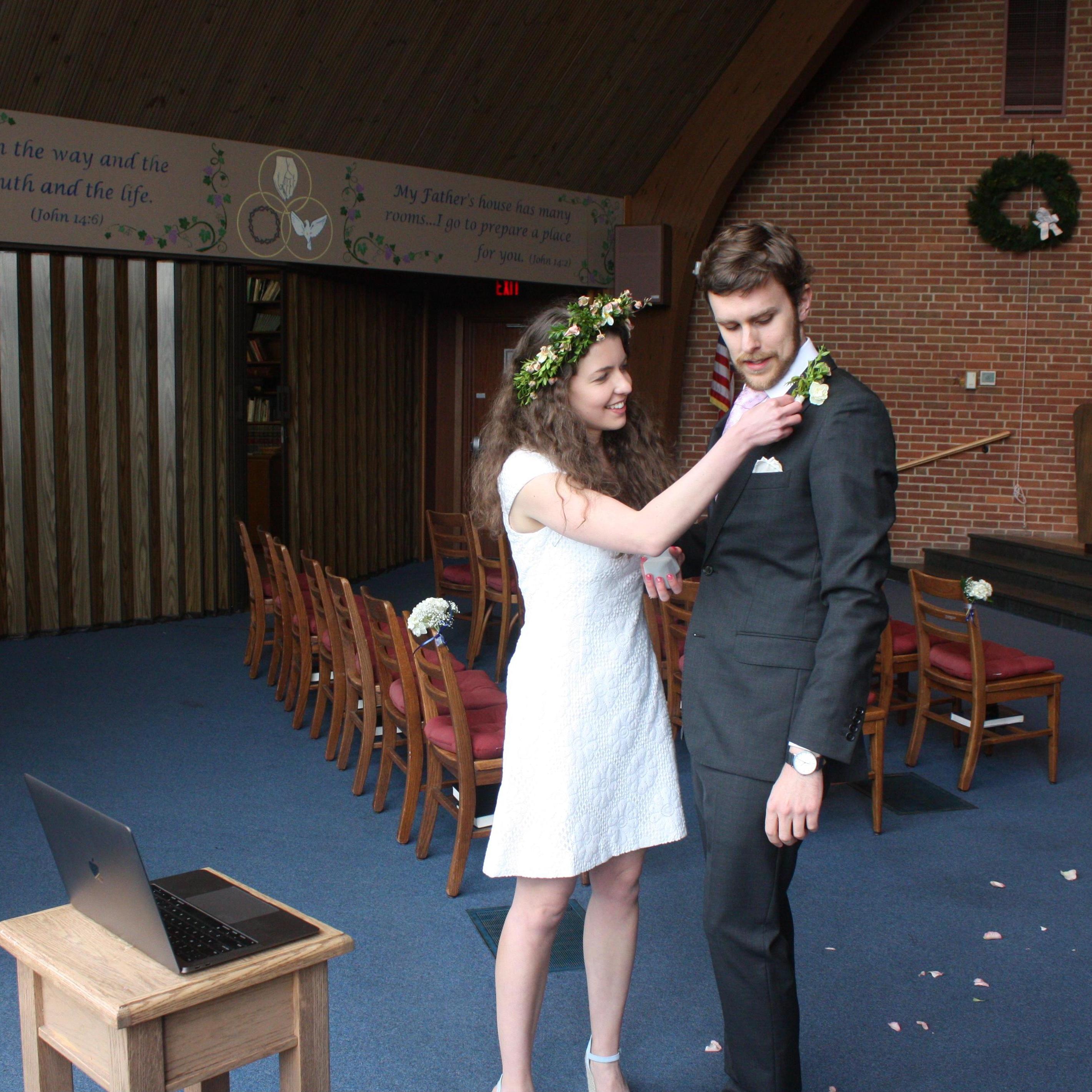 Preparing for our tiny pandemic wedding!