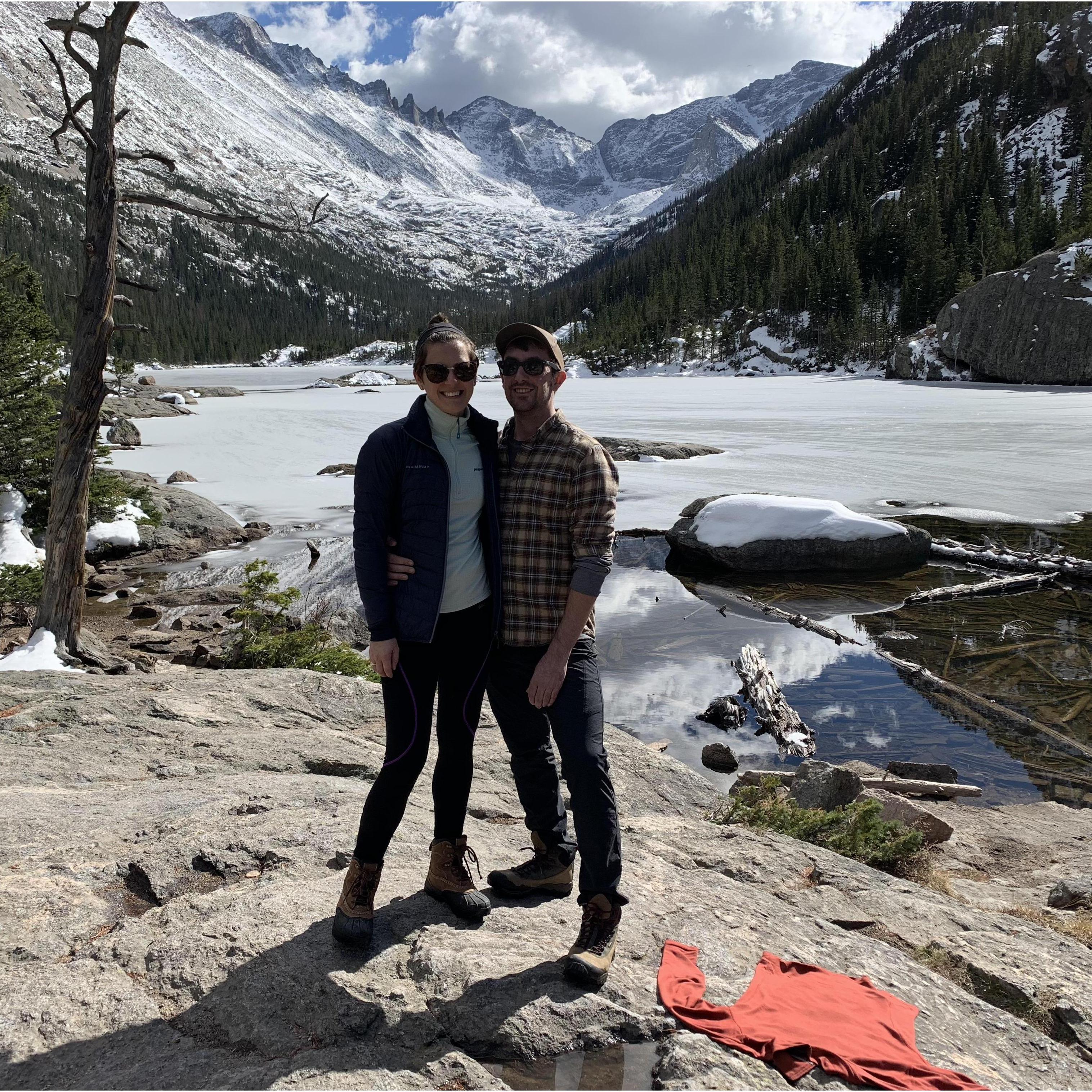 Our first travel adventure together to Colorado for some hiking and a wedding!