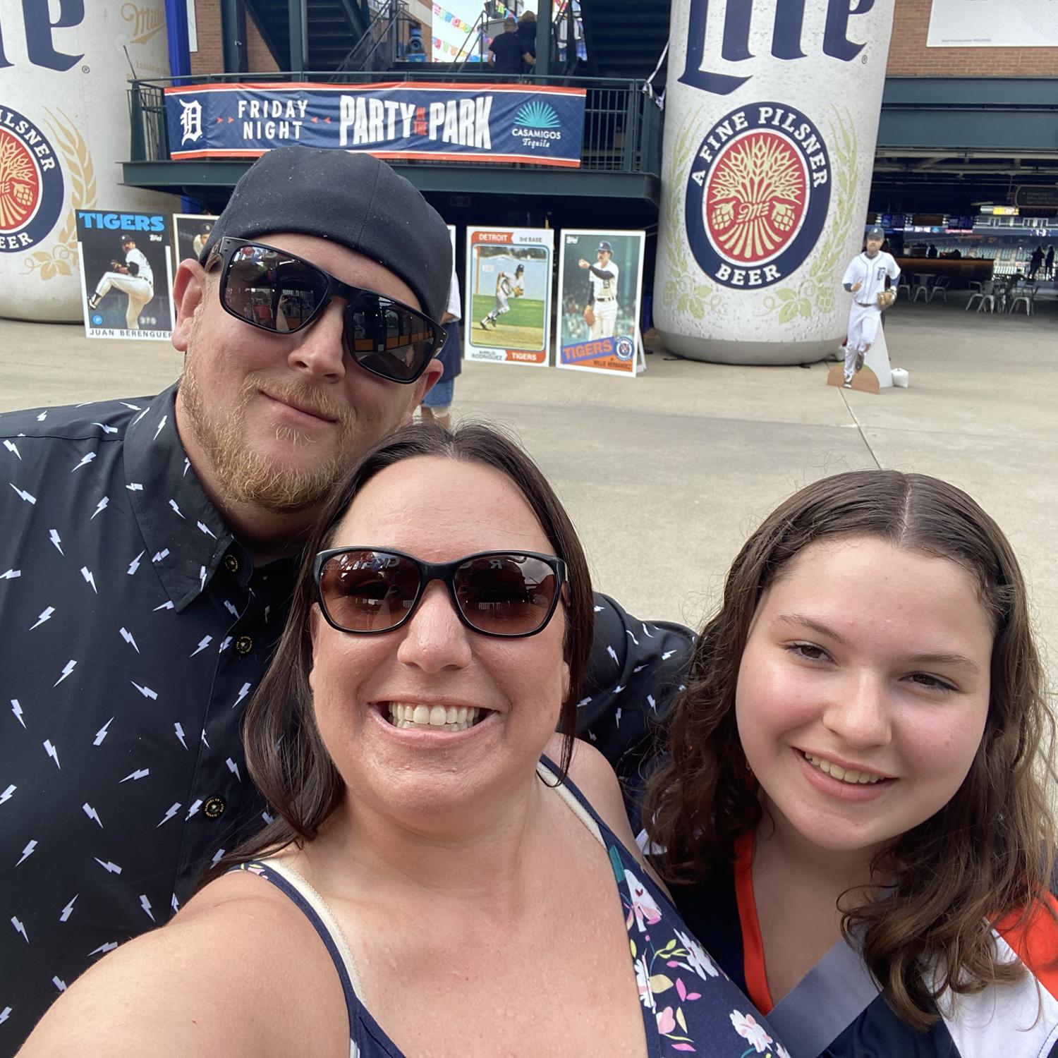 Detroit Tigers game for CMU night with Ky