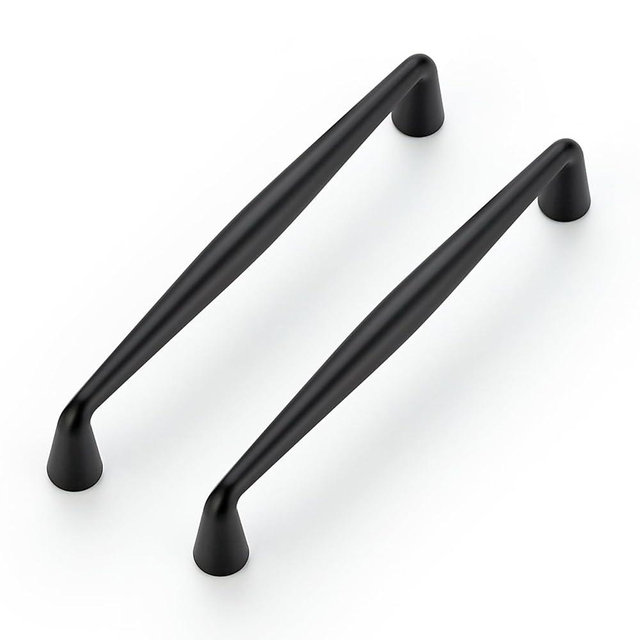 Ravinte 20 Pack 5 Inch Matte Black Kitchen Cabinet Handles Solid Zinc Alloy Cabinet Pulls Cupboard Hardware Drawer Handles