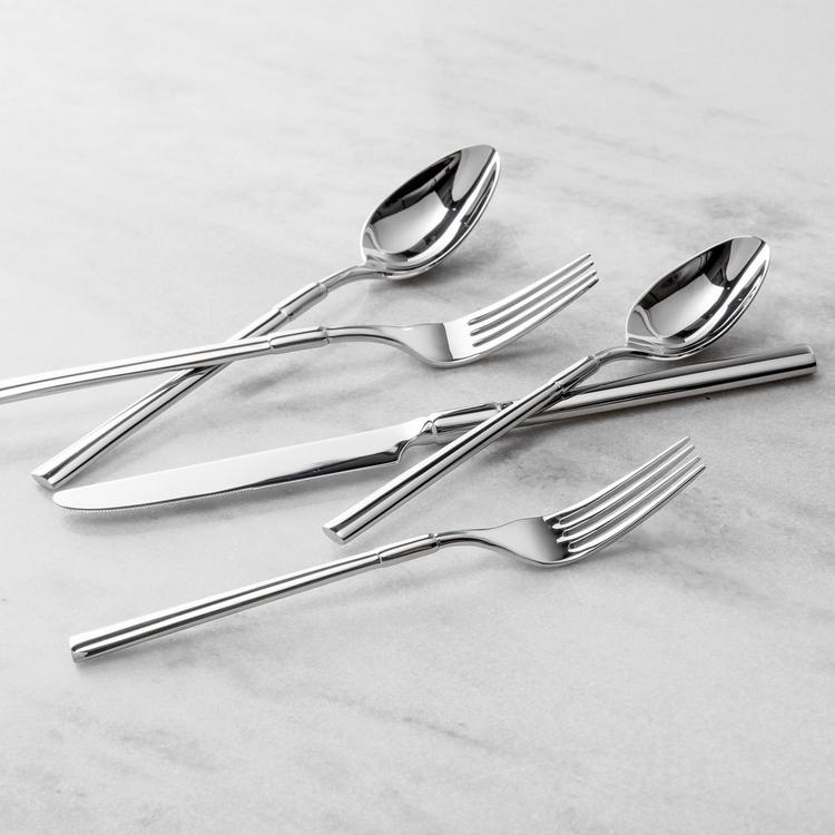 Fortessa 20-Piece Lucca Black Flatware Set