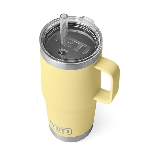 YETI Rambler 25 oz Straw Mug, Vacuum Insulated, Stainless Steel, Daybreak Yellow