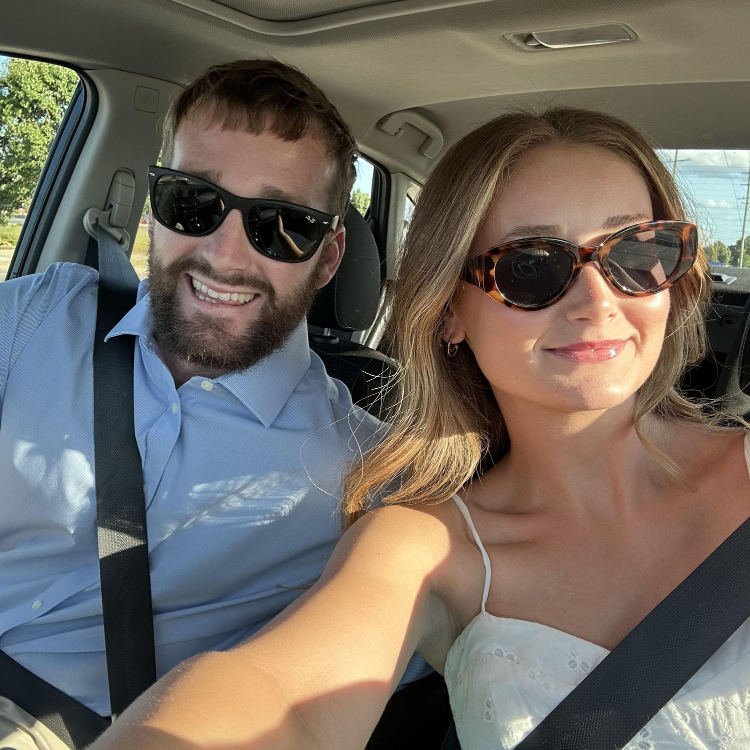 On our way to get engaged! Abby had not a clue!