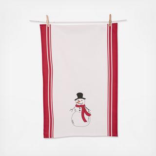 Snowman Tea Towel, Set of 2