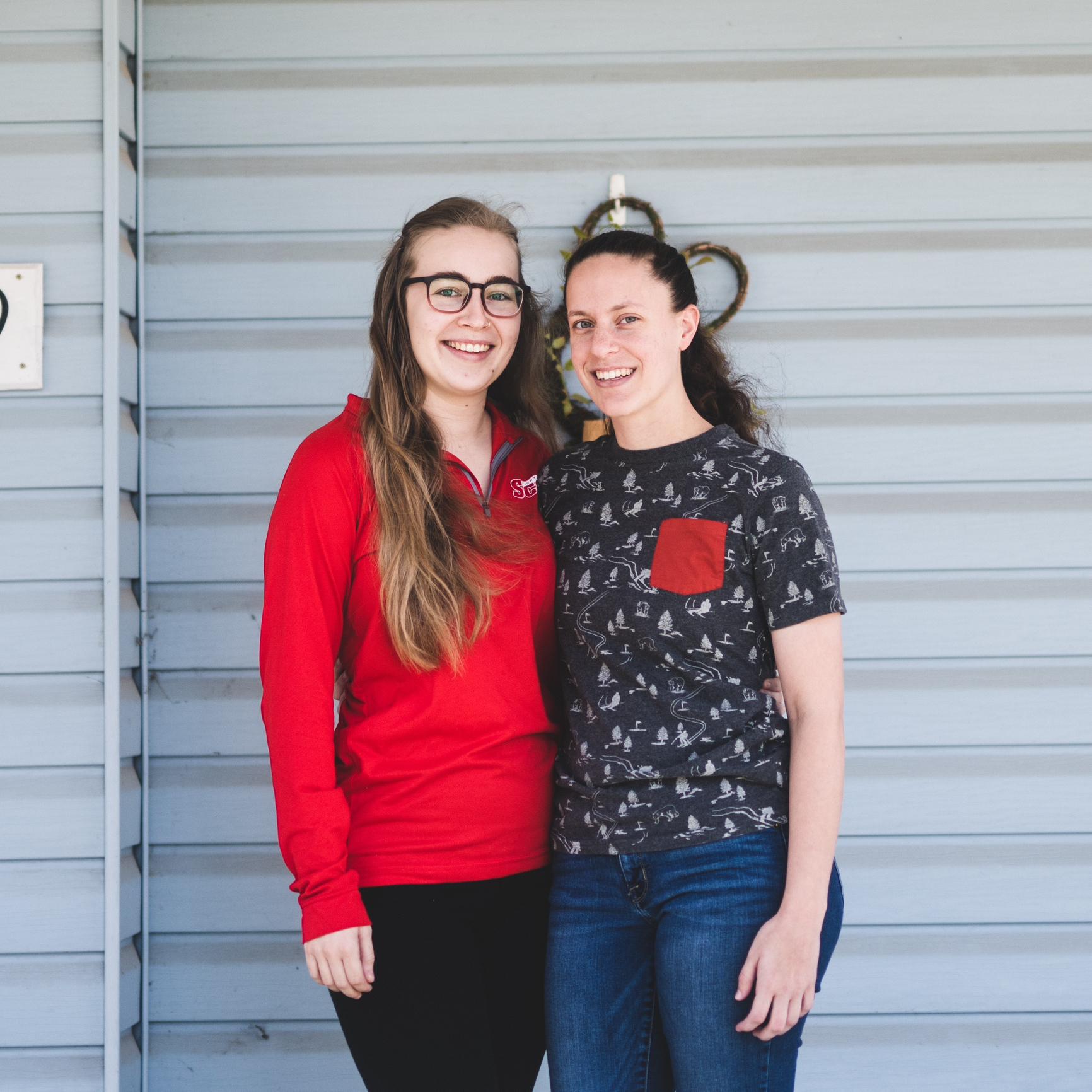 Porch portraits during quarantine in Iowa.