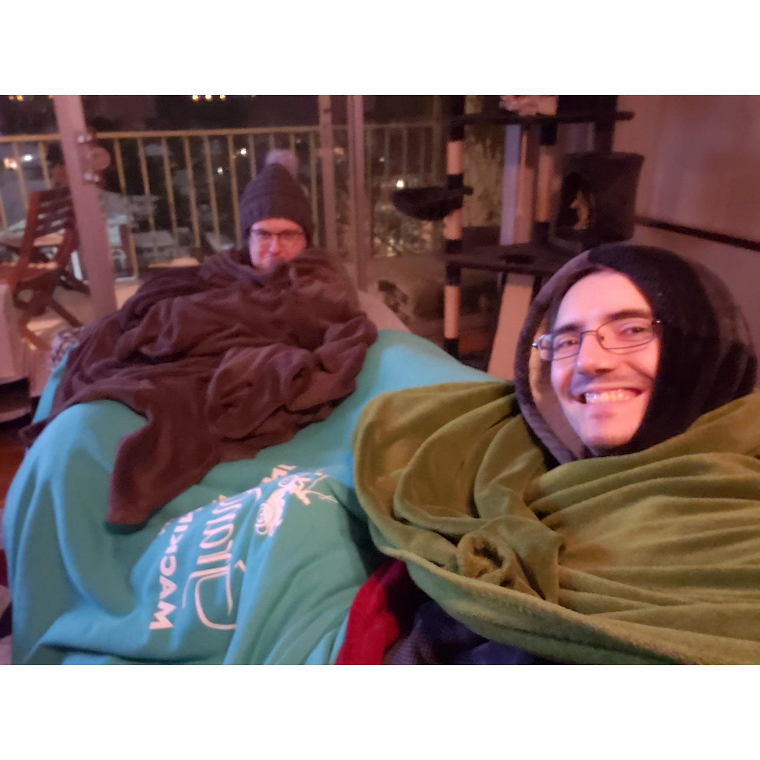 Braving an ice storm in Memphis (we lost heat and water in our building)