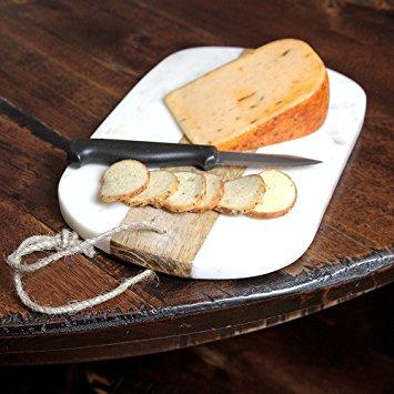 7" Marble and Maple Cutting Board