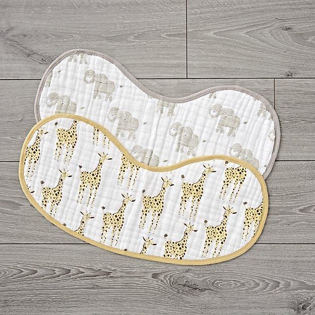 Burpy Bibs: aden + anais (Safari Animal, Set of 2)