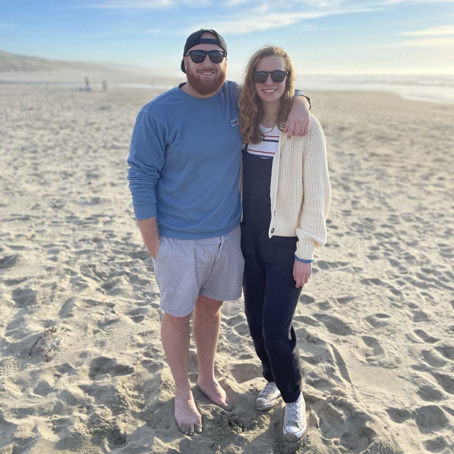 We're always very scantily clad at the beach