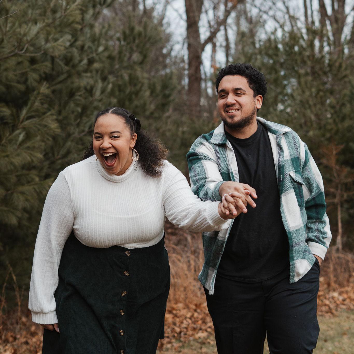 This has been my face the whole engagement!