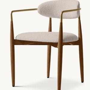 Arno Fabric Dining Armchair | RH