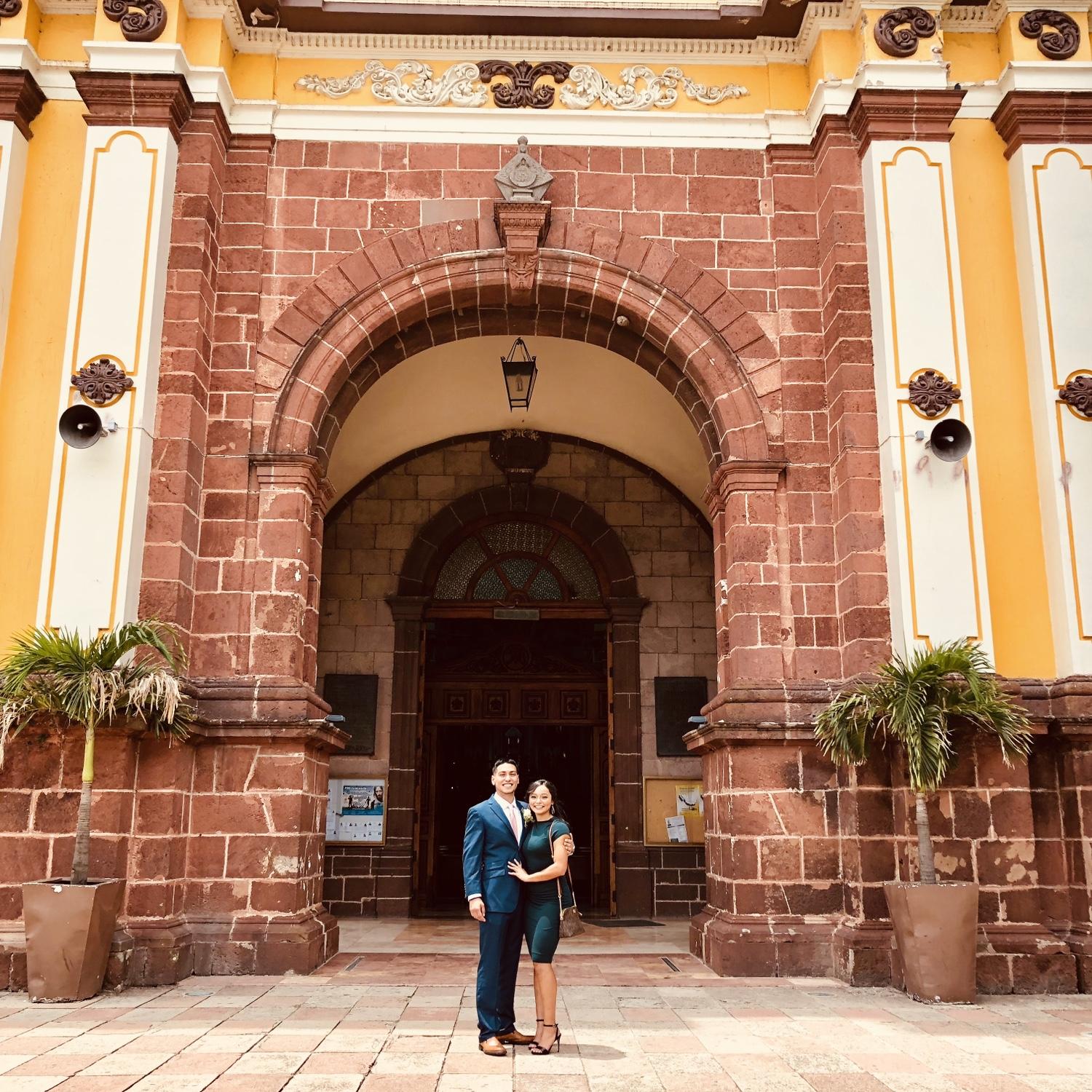 Our first wedding together, in Tamazula, Mexico!