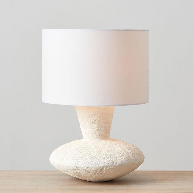 Fraiser Vase Ceramic Table Lamp, Ivory