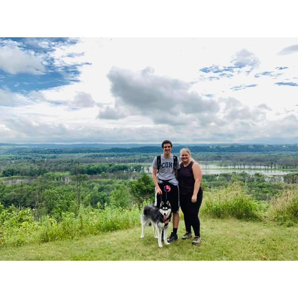 doing what we love.. hiking and camping
