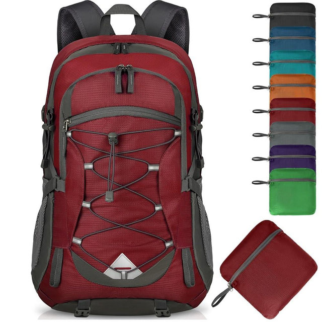IGOLUMON Hiking Backpack 40L Packable Lightweight Camping Backpack Men Women Waterproof Hiking Daypack Outdoor Travel Daypack