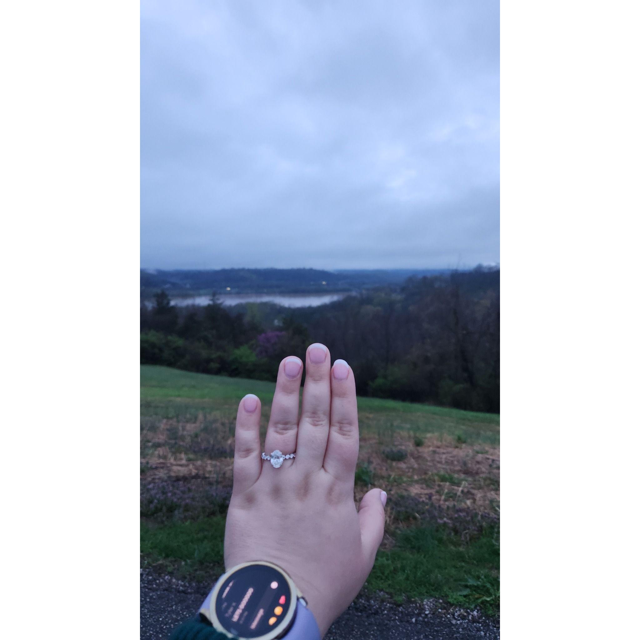The night he proposed