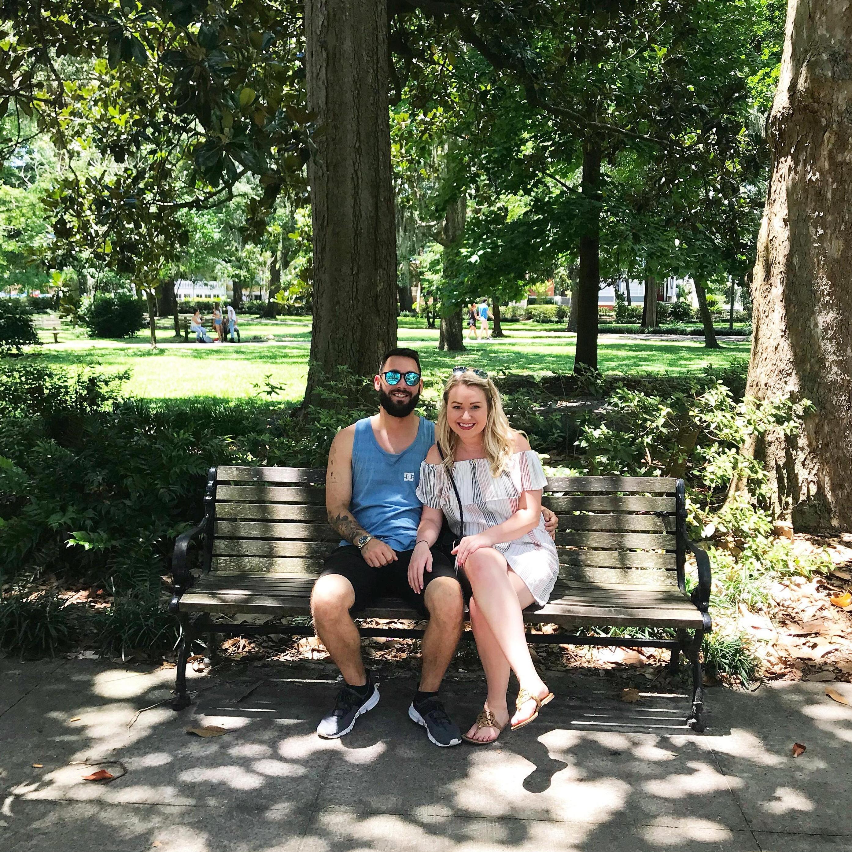 Vacationing in Savannah, GA with Ryan & his parents in July 2018!