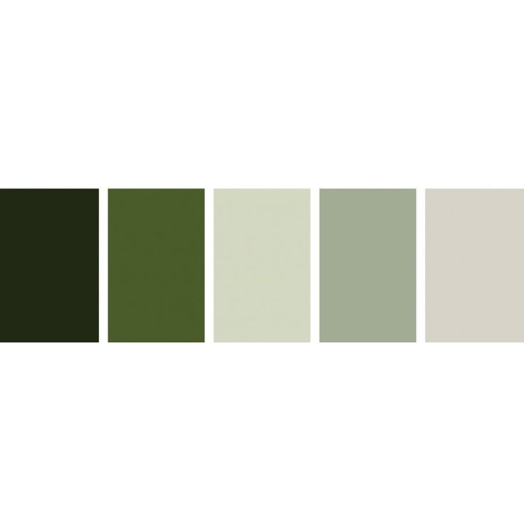 The wedding color pallet.