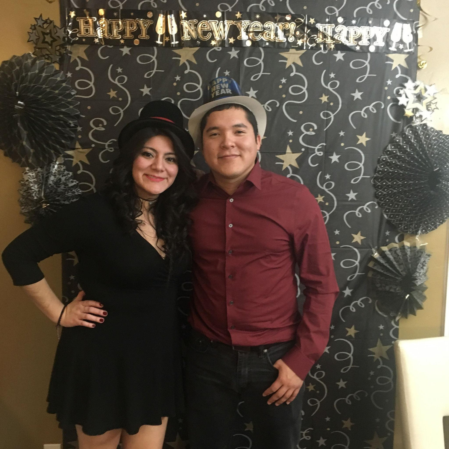 Our first New Year's Eve together (December 2016)