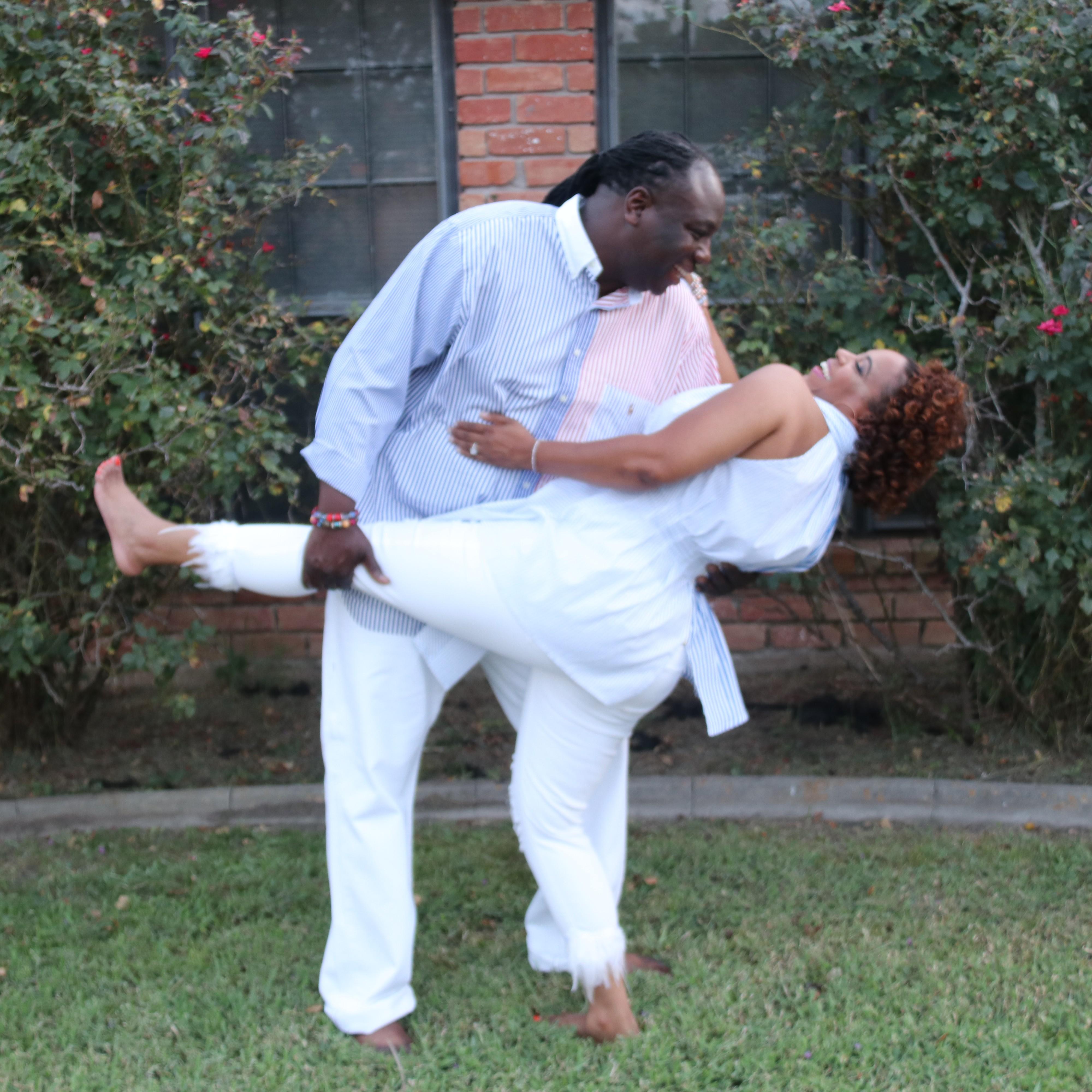 He swept me off of my feet!