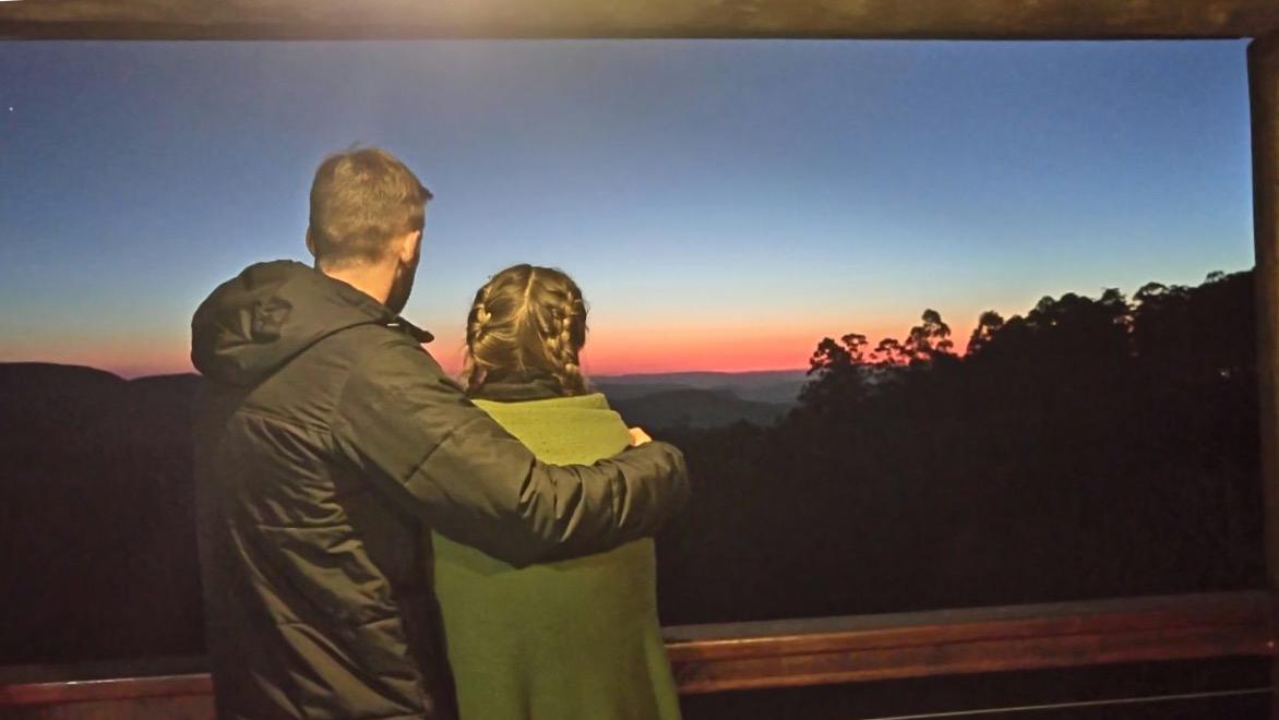 Watching the South African sunset