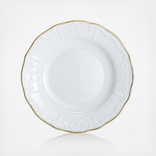 Simply Anna Gold Rim Soup Plate