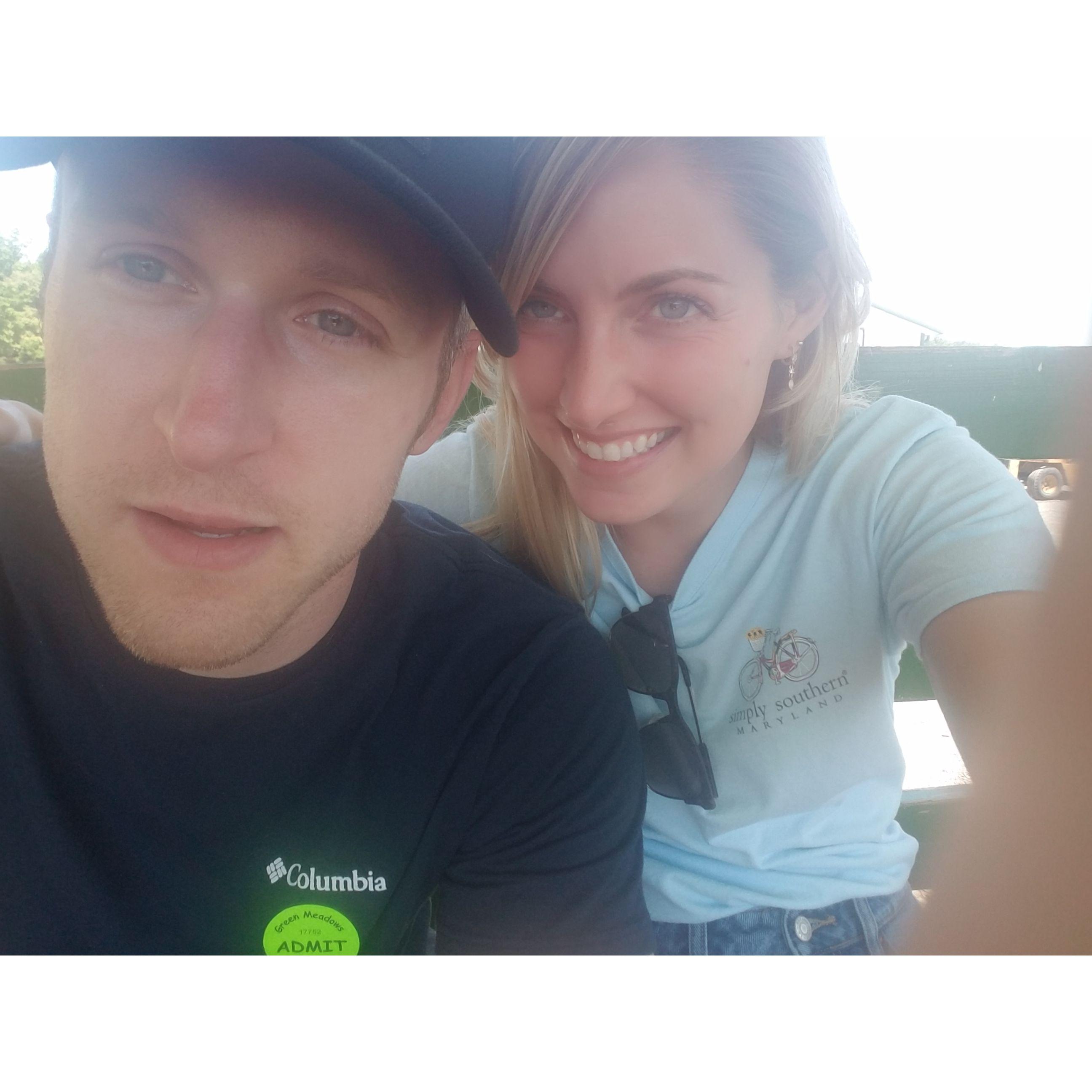 Hayride selfie