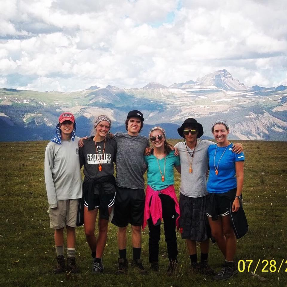 Though they did a lot of wilderness/camping activities in high school, this photo is from a backpacking trip to Colorado after graduation.