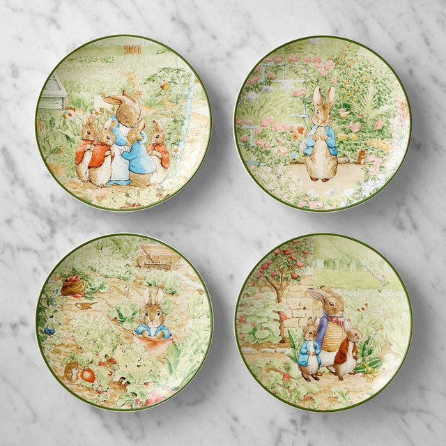 Peter Rabbit™ Appetizer Plates, Set of 4