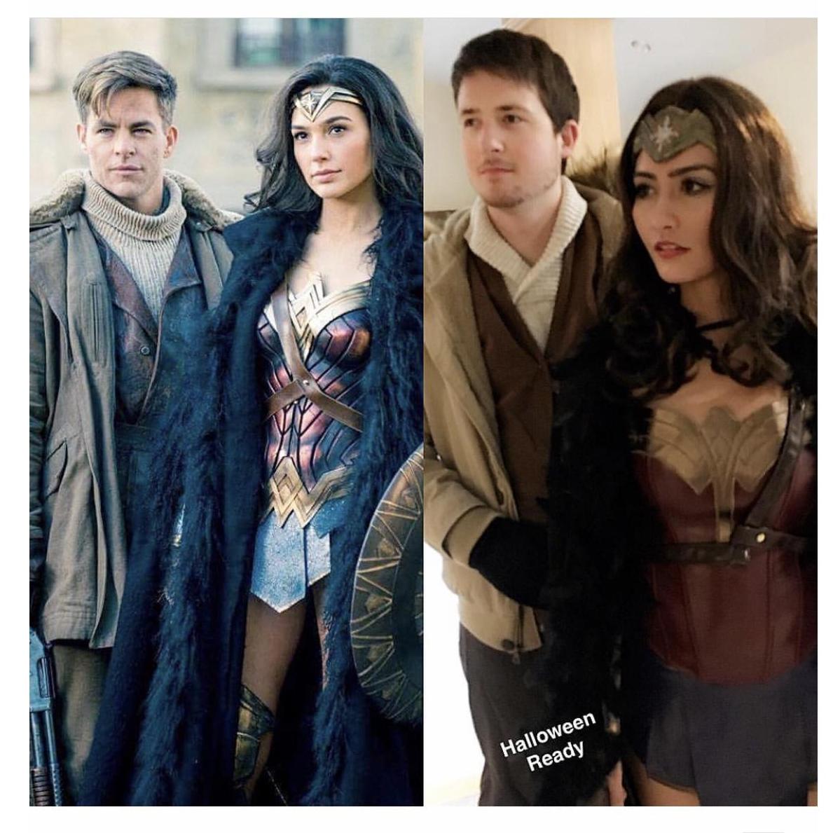 Our take of Wonder woman and Steve Trevor.