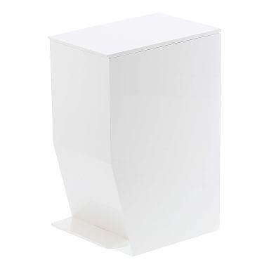 Step Trash Can, White