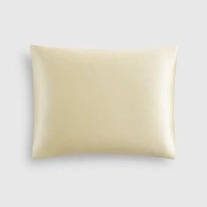 100% Mulberry Silk Pillowcase - Butter Yellow, Queen