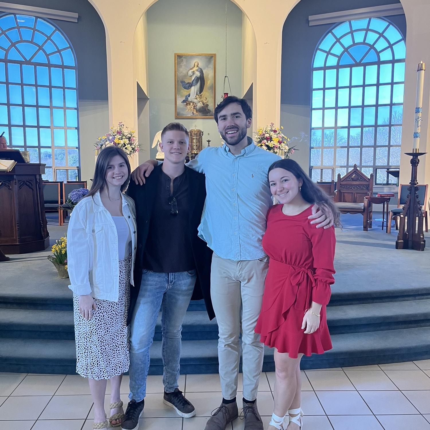 Easter with my best friend Alex(best man)!