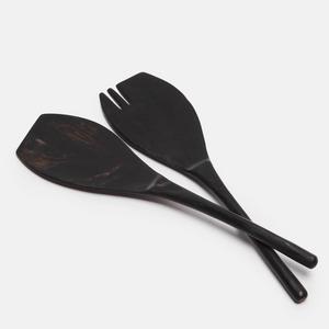 African Horn Salad Servers